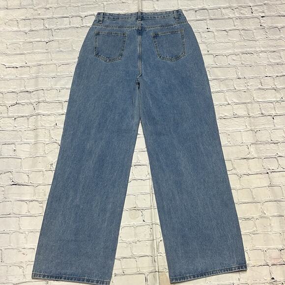 NWT Cider Rhinestone Pocket 100% Cotton Jeans M - Picture 4 of 4